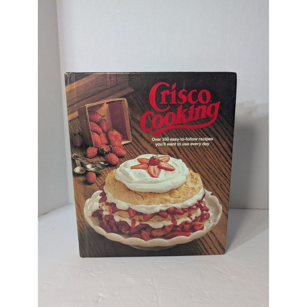 Crisco Cooking Cookbook Hardcover Vintage Multi Good Over 350 Recipes Baking